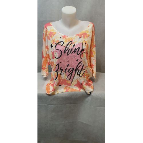 T-Shirt D'ete Etoile Multicolore Femme Cmp55 Paris Taille Unique
