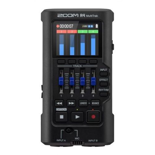 ZOOM - R4 - ENREGISTREUR 4 PISTES COMPACT - 2 ENTRÉES - 32 BITS