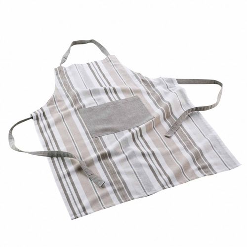 Tablier - Rayures - Gris Gris