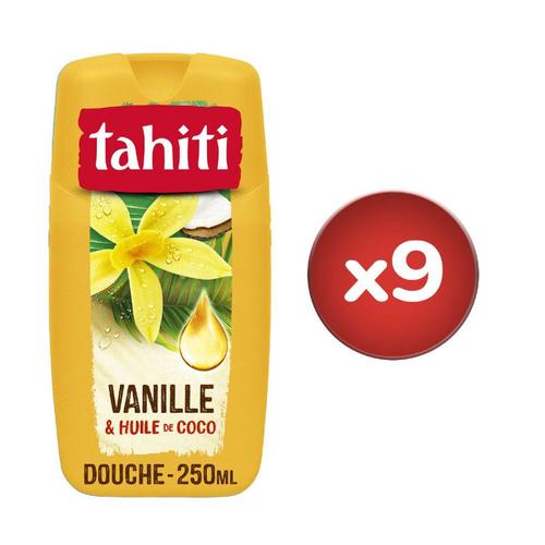 Pack De 3 - Lot De 3 Gels Douche Tahiti Vanille & Huile De Coco 