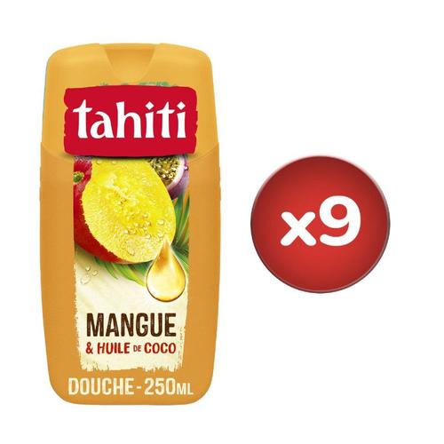 Pack De 3 - Lot De 3 Gels Douche Tahiti Mangue & Huile De Coco 
