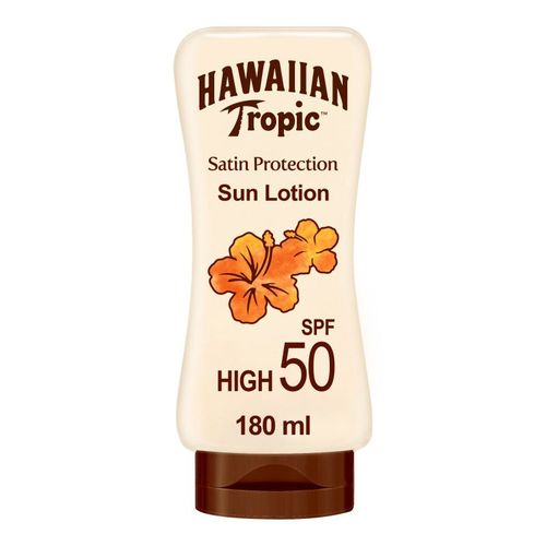 Pack De 2 - Hawaiian Tropic - Lotion Protectrice Satin Spf 50 ? 180 Ml 