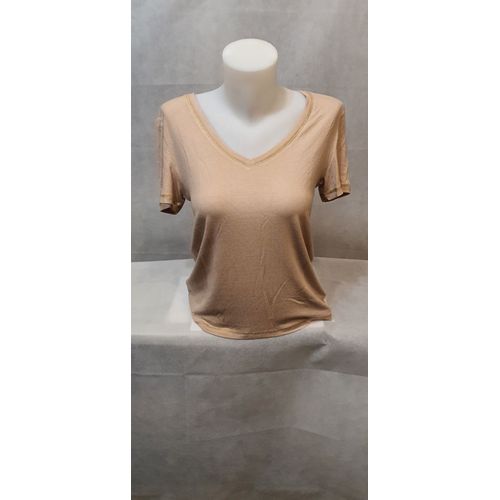 T-Shirt D' Ete Marron Femme Sweewe Paris Taille L