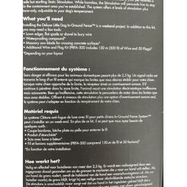Clôture Anti Fugue De Luxe Avec Fil Pour Petits Chiens.