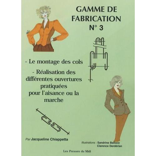 Gamme De Fabrication N° 3 - Le Montage Des Cols - Réalisation Des Différentes Ouvertures Pratiquées Pour L'aisance Ou La Marche