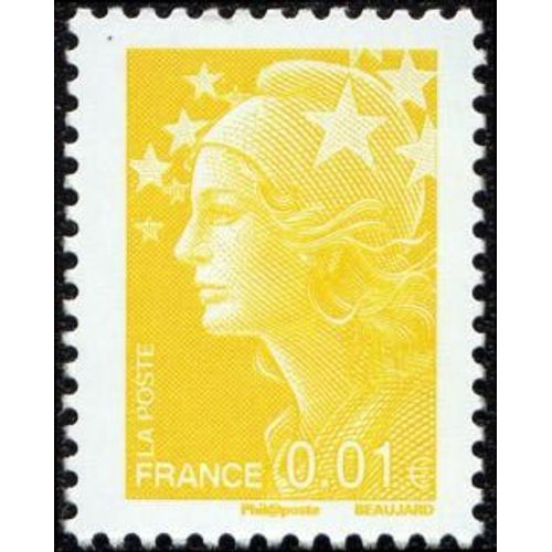 Timbre France 2008 Oblitéré - Marianne Et Les Valeurs De L'europe 0.01 - Yt4226