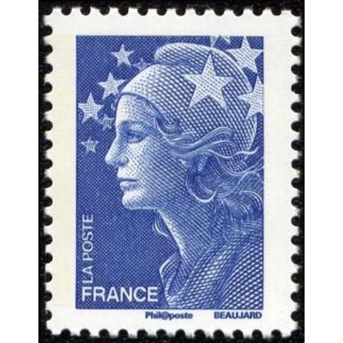 Timbre France 2008 Oblitéré - Marianne Et Les Valeurs De L'europe Bleu- Yt4231