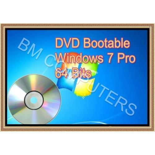 DVD Bootable Windows 7 pro -64 bits