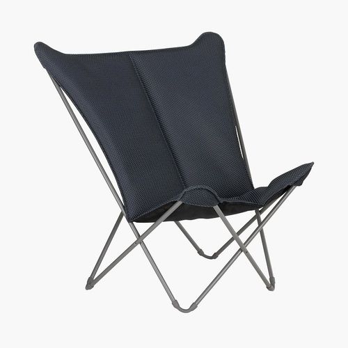 Fauteuil Pliant Lafuma Pop Up Xl Becomfort-Gris Foncé