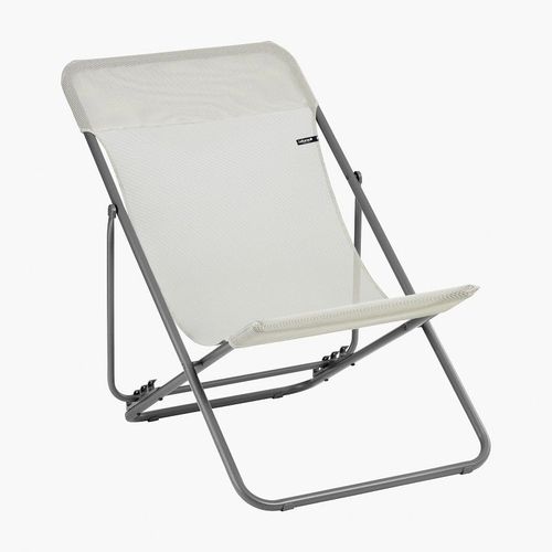 Chaise Longue Lafuma Maxi Transat - Beige Seigle - Set Of 2