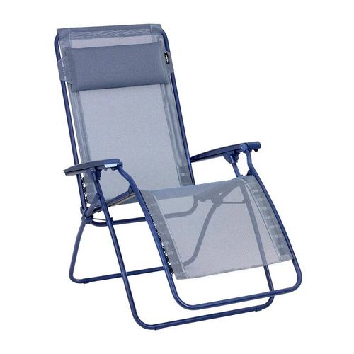 Fauteuil Relax Pliant Lafuma R Clip Batyline Iso Colorblock-Bleu Indigo