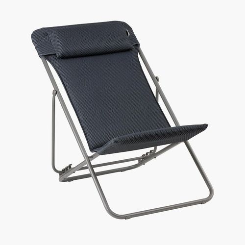 Chaise Longue Lafuma Maxi Transat Becomfort-Gris Foncé