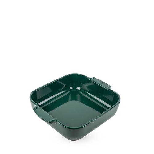 Plat Four Céramique Carré Vert Forêt 28 Cm - 11in Appolia