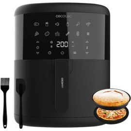 Cecotec Friteuse à air chaud 6 L sans huile avec accessoires Cecofry Bombastik 6000 Full. 1700 W, technologie PerfectCook, régulation de la température et du temps, contrôle tactile, 12 modes