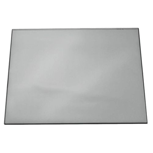 Durable Sous-Main 650x520 Mm Avec Rabat Transparent Argent