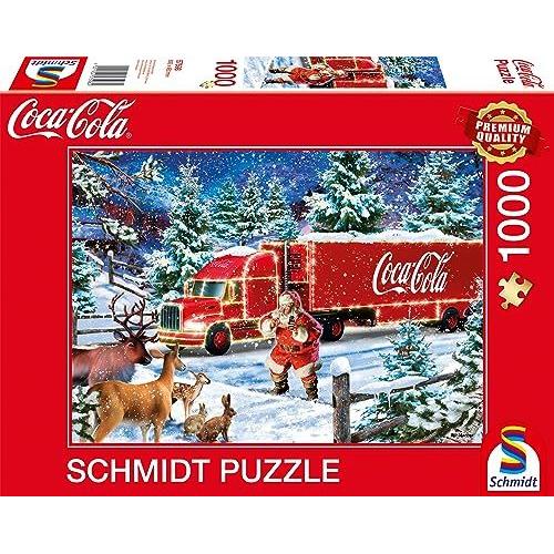 Puzzles Coca Cola Christmas Truck, 1000 Pcs