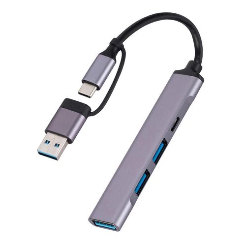 809-C 6 en 1 USB+Type-C vers USB Adaptateur HUB pour station daccueil multifonctionnelle