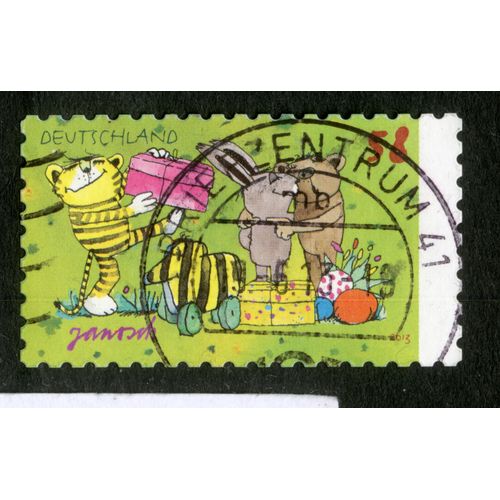 Timbre Oblitéré Deutschland, Janosch, 2013, 58