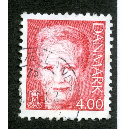 Timbre Oblitéré Danmark, 4.00