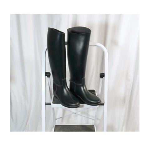 Grandes Bottes Equitation 37 Noire Caoutchouc De Pluie Cheval Ecuyere Chevaliere Bottillons Haut Boots Bottines Lavable Jardin Sport Randonnee Mauvais Temps