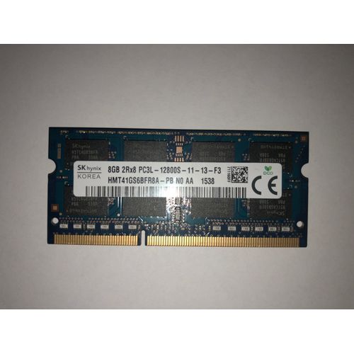 Barrette mémoire vive RAM 8GB 2Rx8 DDR3 PC3L 12800S SK Hynix