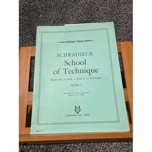 Schradieck École De La Technique De L'alto Volume 1 Partition Ed. Cranz