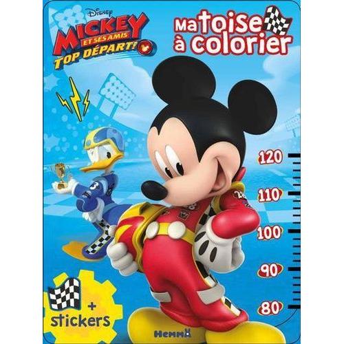 Mickey Et Ses Amis - Ma Toise À Colorier - Avec Des Stickers