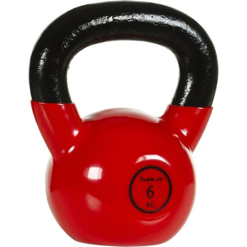 Movit Kettlebell Pro, Haltère Sphérique En Fonte Avec Revêtement En Vinyle, 12 Variantes : 2 À 24 Kg, Testé Au Niveau Des Substances Nocives, Haltère D'élan Poids Sphérique