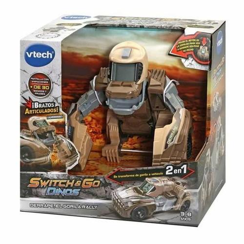 Figurine D?Action Vtech Switch & Go Dines Sparle Le Rallye Convertible Gorilla