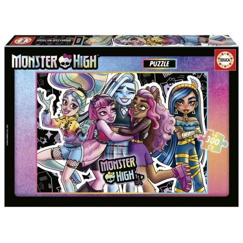 Puzzle Monster High - Educa Borras - 300 Pièces - Dessins Animés Et Bd - Blanc - Enfant - Mixte