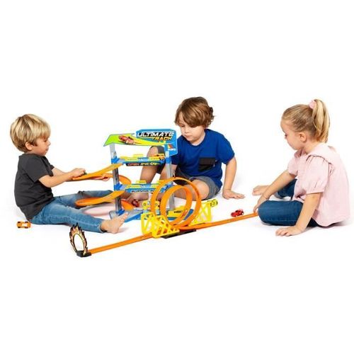Garage À Jouets Moltó - Parking Avec 2 Boucles Et 3 Étages - 2 Voitures À Friction Incluses