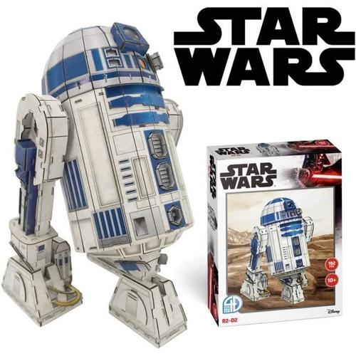 Puzzle 3d Star Wars - R2-D2, Figurines Star Wars, Maquette Star Wars Adultes Et Enfants 10 Ans 192 Pièces
