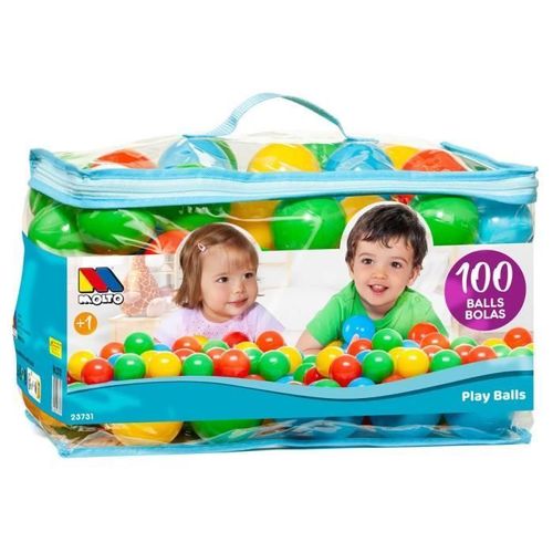 Balles Colorées Molto Pour Piscine À Balles - Molto - 100 Pcs - Bébé - Bleu - Multicolor