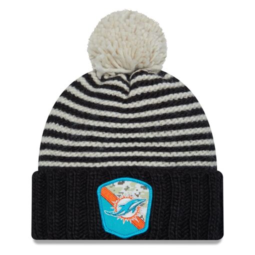 New Era Salute to Service Femme Bonnet - Miami Dolphins