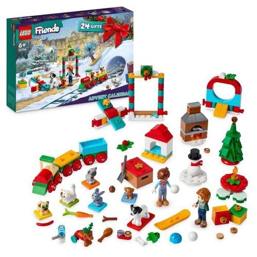 LEGO® Friends - Calendrier de l?Avent 2023 - 24 Cadeaux dont 8 Figurines d'Animaux - Cadeau Noël