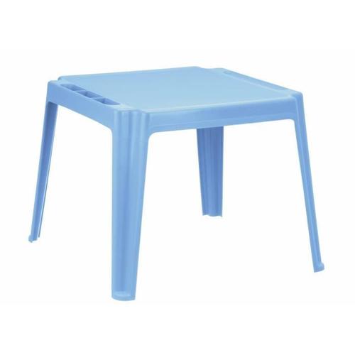 Mobilier - Starplast - Table Carrée - Couleur Bleu Blanc - Dimensions Table Carrée
