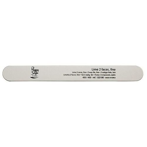 Lime À Ongles Blanche Peggy Sage 2 Faces Douces 122100 - Marque Peggy Sage - Couleur Principale Blanc Multicolore