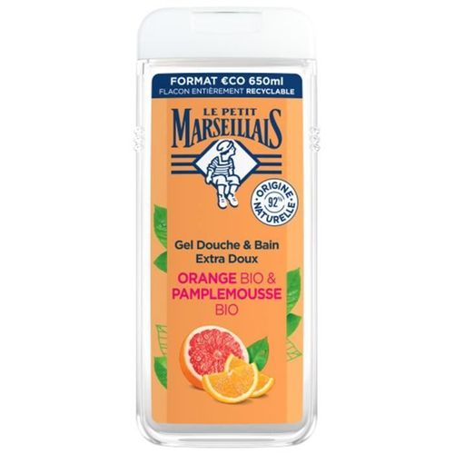 Le Petit Marseillais - Le Petit Marseillais Douche Extra Douxorange Bio&pamplemousse 650 Ml Gel Douche 650 Ml 