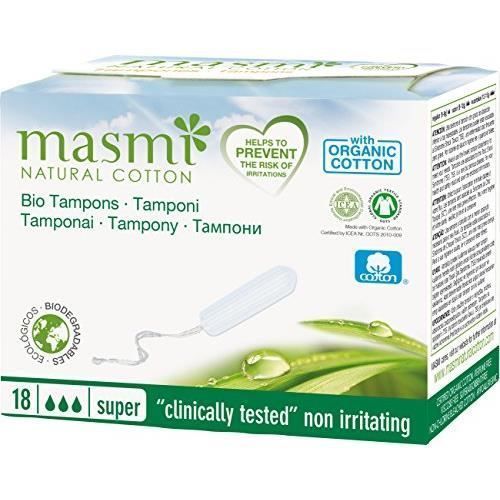 Supers Tampons Bio Masmi - Fait De Coton Naturel 81 