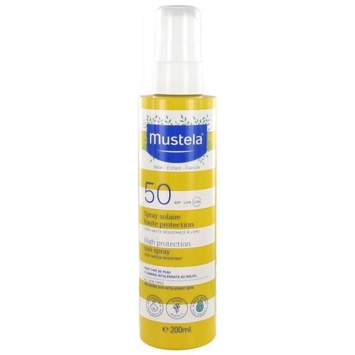 Solaire-Mustela Spray Solaire Haute Protection Spf50 200 Ml 