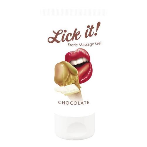 Lick It Chocolat, Gel Lubrifiant Pour Massage Erotic, 50ml
