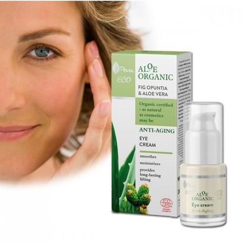 Crème Contour Des Yeux Anti-Âge Bio 15ml - Aloe Organic 