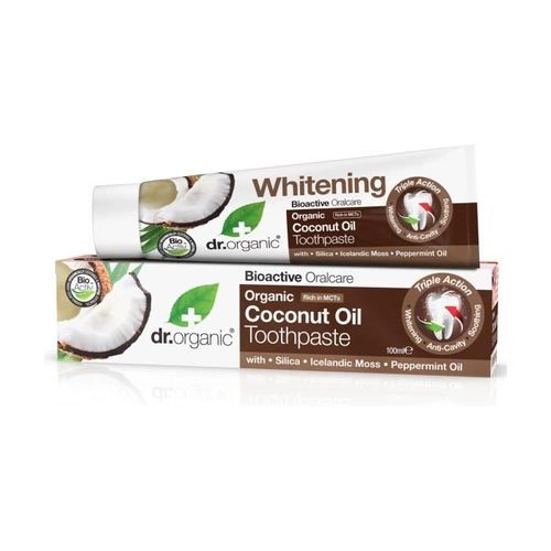 Dr. Organic+Dentifrice Bio À La Noix De Coco 100 Ml 