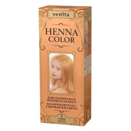 Henna Color Balsam Koloryzuj?Cy Z Ekstraktem Z Henny 2 Jantar 75ml 