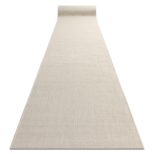 80x430 Cm Tapis De Couloir Sizal Floorlux Modle 20433 Crme Lisse 80 Cm