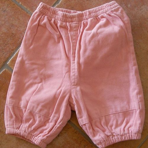 A Pantalons "Tape À L'oeil" Taille 3 Mois 100 % Coton