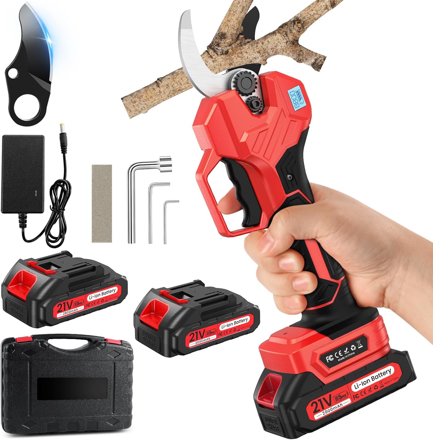 Ulteronixshop-Secateur Electrique Sans Fil, 50mm Secateur Electriqu...