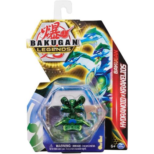 Bakugan Legends 2023 Hydranoid X Krakelios 2-Inch Core Collectible Figure And Trading Cards