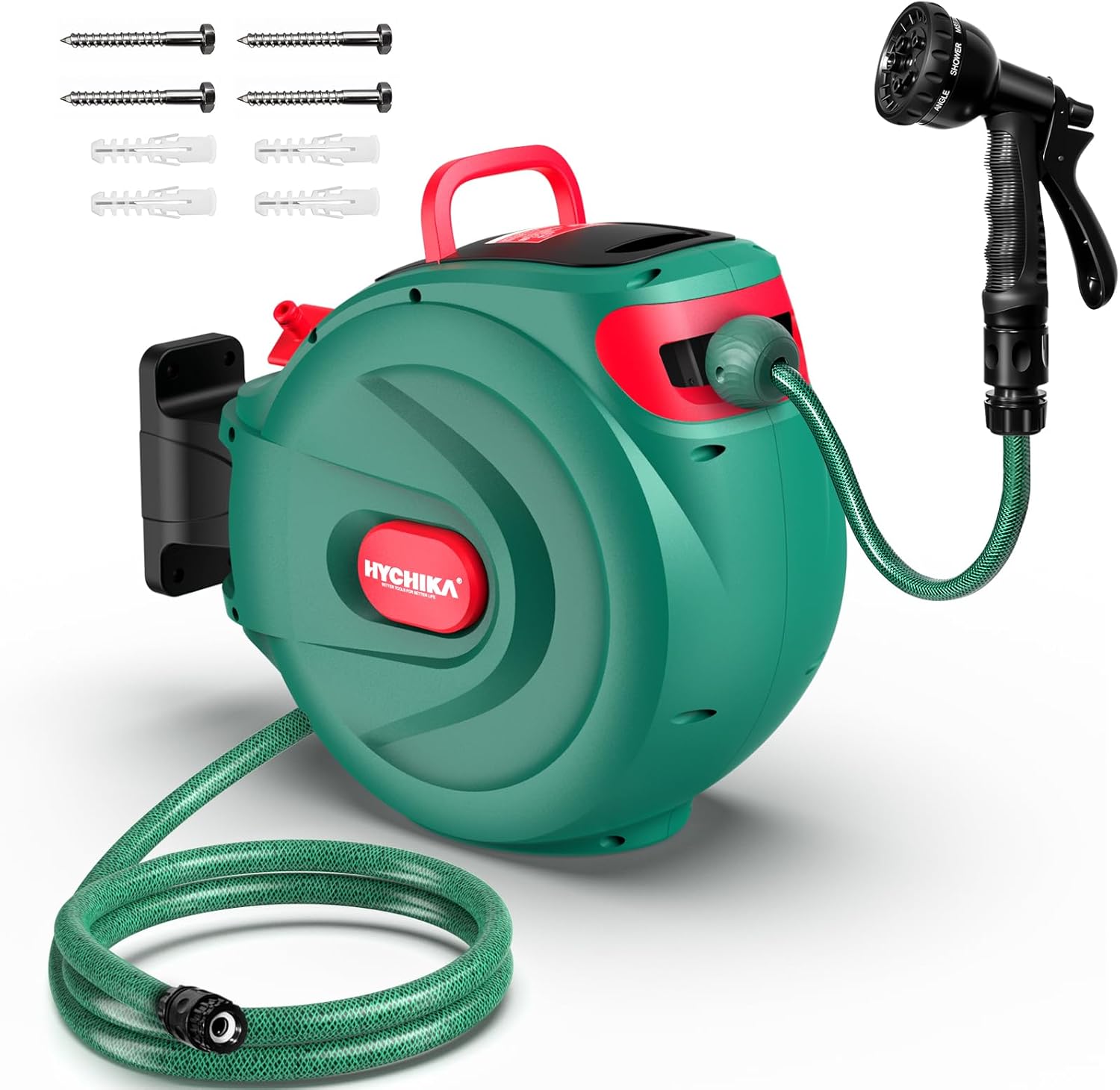 Ulteronixshop-HICHIKA Enrouleur de Tuyau d'Arrosage 20m ¿ Enrouleur...
