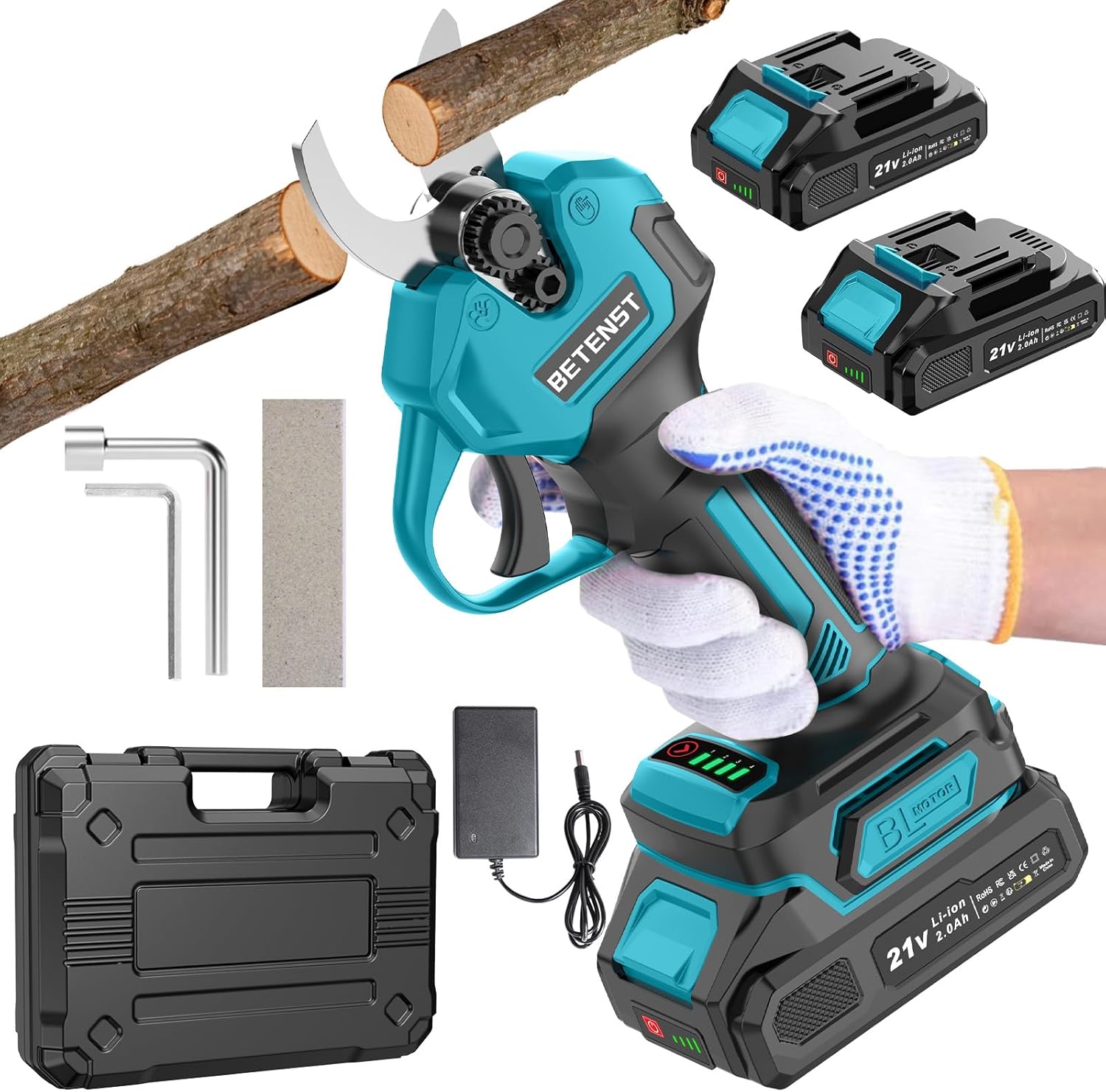 Ulteronixshop-Sécateur Électrique Sans Fil Brushless, Secateur Elec...